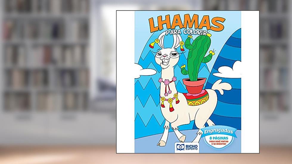Colorir Lhamas e Unicórnios - Engraçaados, do autor Leonel Luiz Santos