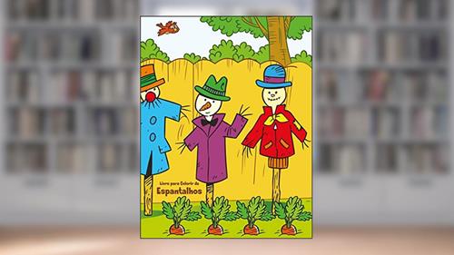 Capa de Livro para Colorir de Espantalhos: 1, do autor Nick Snels