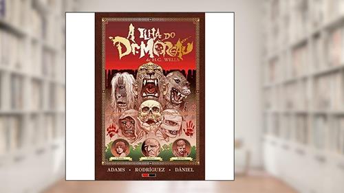 Capa de A Ilha do dr. Moreau, do autor Ted Adams; Nelson Dániel