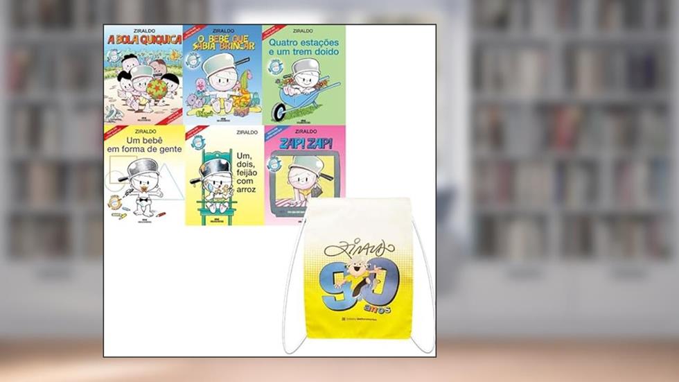COLEÇÃO DE LIVROS ZIRALDO "BEBÊ MALUQUINHO" - 6 VOL + MOCHILA BAG M, do autor ZIRALDO ALVES PINTO