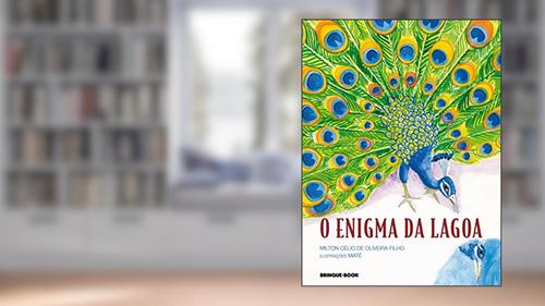 Capa de O enigma da lagoa, do autor Milton Célio de Oliveira Filho