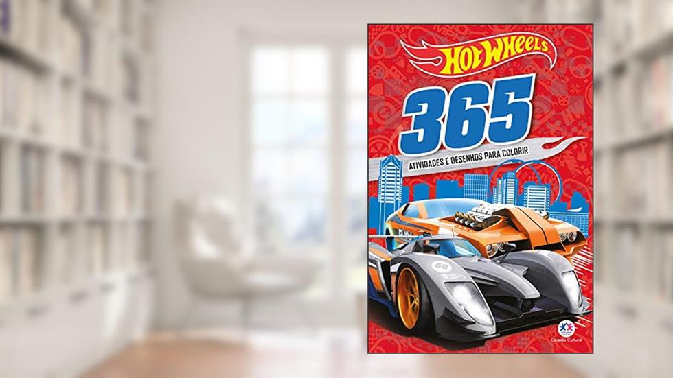 Hot Wheels - 365 Atividades e desenhos para colorir, do autor Ciranda Cultural