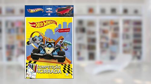 Capa de Hot Wheels - com giz de cera, do autor Ciranda Cultural