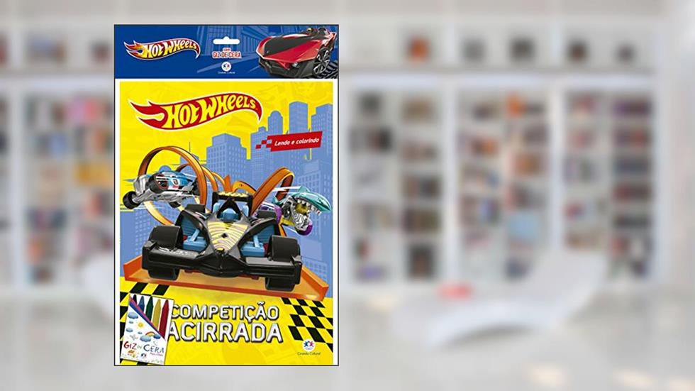Hot Wheels - com giz de cera, do autor Ciranda Cultural