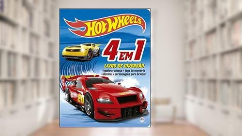 Capa de Hot Wheels - 4 em 1 - Livro de diversão, do autor Ciranda Cultural