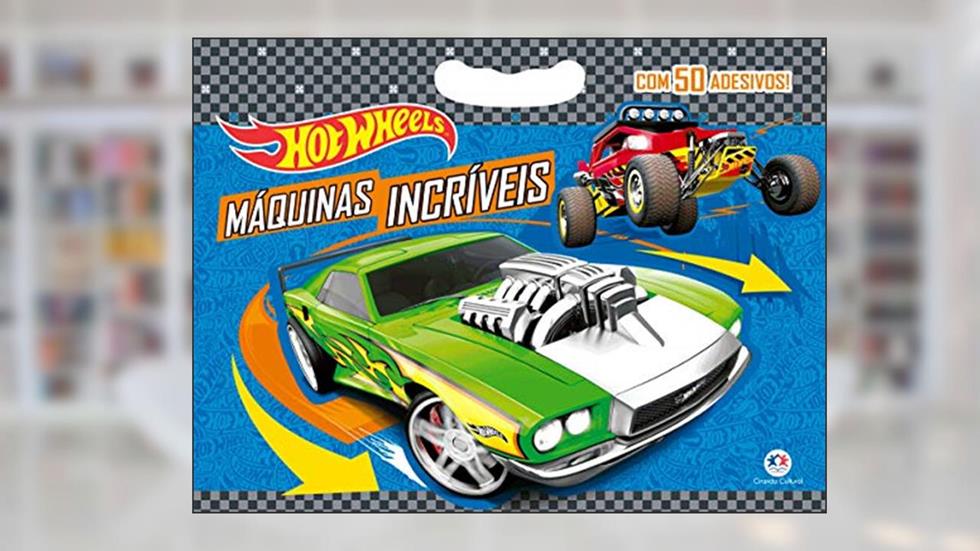 Ciranda Hot Wheels - Máquinas incríveis: Com 50 adesivos!, do autor Ciranda Ciranda Cultural