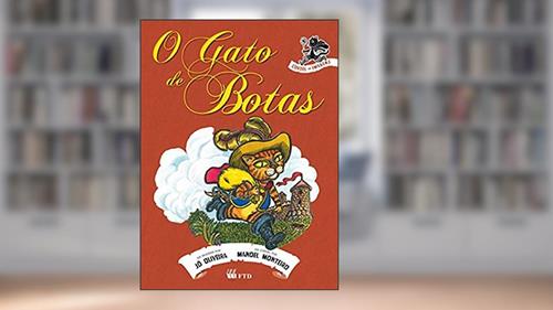 Capa de O Gato de Botas, do autor Jô Oliveira; Manoel Monteiro