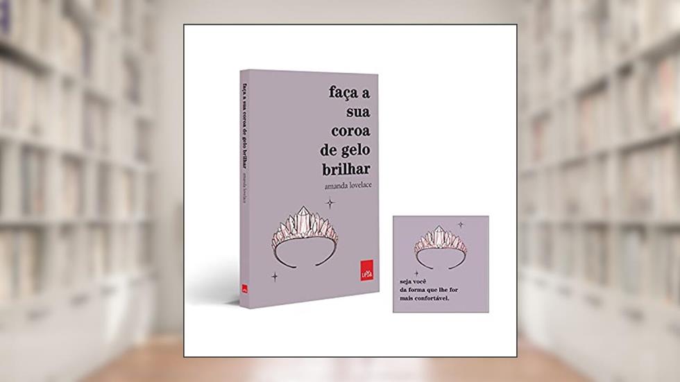 Faça sua coroa de gelo brilhar + Imã personalizado, do autor Amanda Lovelace