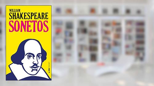 Capa de Sonetos, do autor William Shakespeare