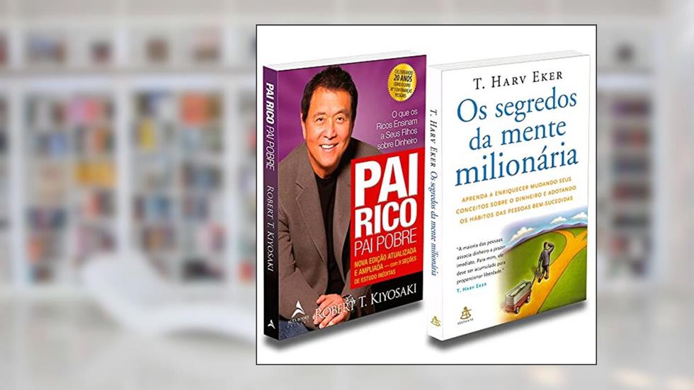 Kit Livro Pai Rico Pai Pobre E Segredos Mente Milionária, do autor Autor T. Harv Eker; Autor Robert T Kiyosaki