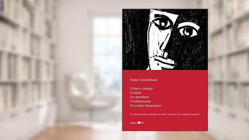 Caixa cinco grandes romances de Dostoiévski, do autor Fiódor Dostoiévski