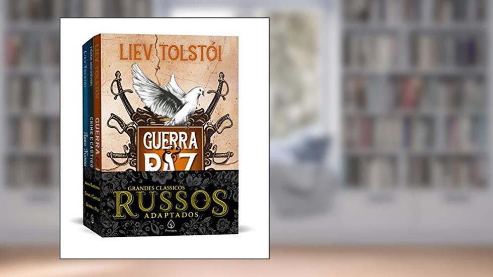 Grandes clássicos russos adaptados - Box com 3 livros, do autor Liev Tolstói; Fiodor Dostoiévski