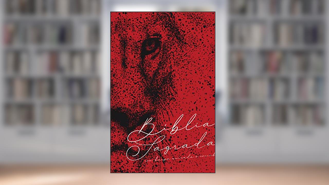 Bíblia ARC Leão Pontilhado - Letra Gigante: Com Harpa Avivada e Corinhos, do autor Maquinaria Sankto