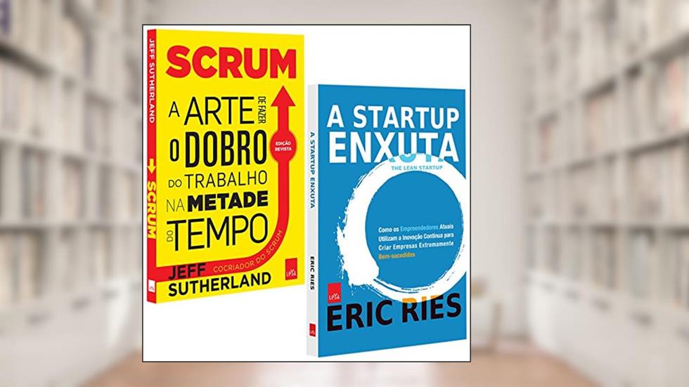 Scrum + A Startup Enxuta - Kit Exclusivo com 2 Volumes, do autor Eric Ries; Jeff Sutherland
