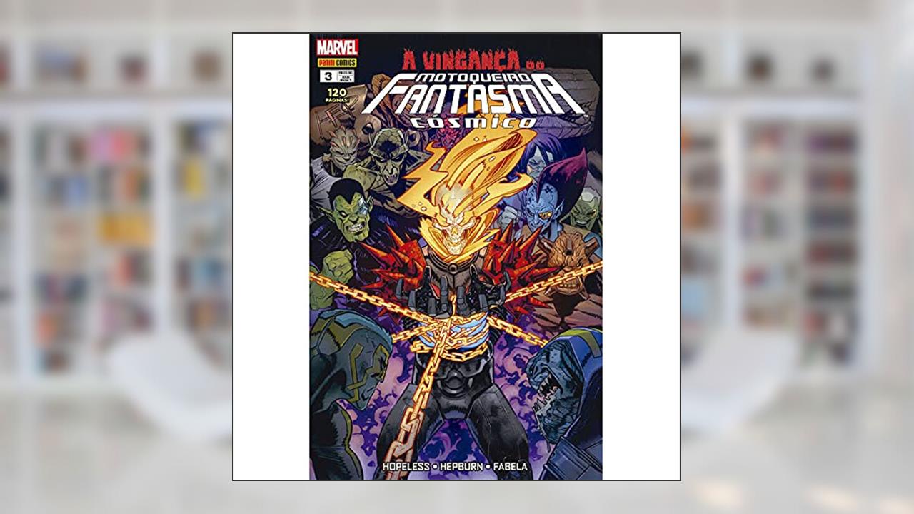 A Vingança do Motoqueiro Fantasma Cósmico, do autor Dennis "Hopeless" Hallum