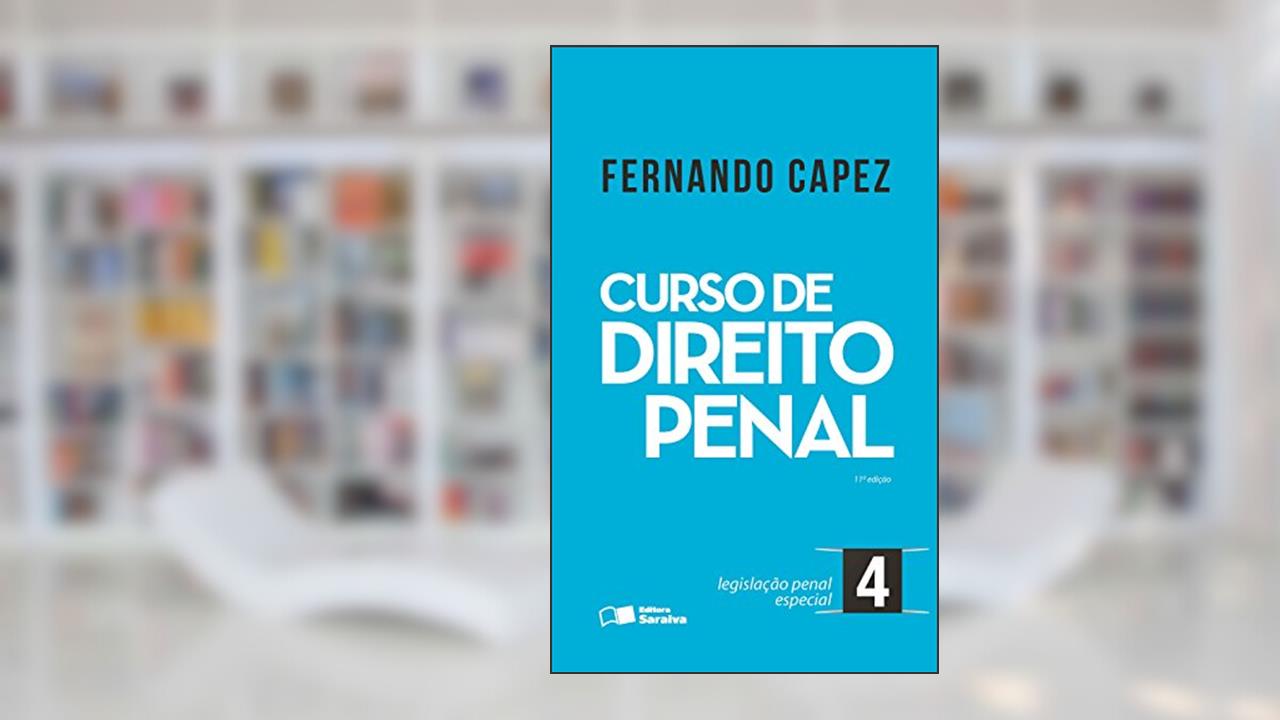 Capa de Curso de Direito Penal. Legislação Penal Especial - Volume 4, do autor Fernando Capez