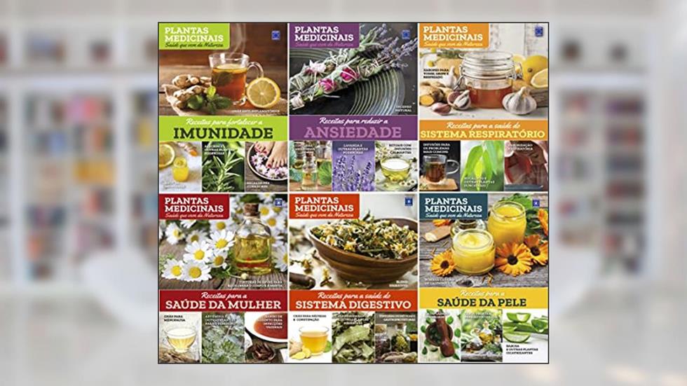 Plantas Medicinais (Coleção - Volume 1 a 6), do autor MARILUA FEITOZA