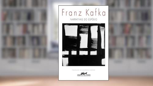 Capa de Narrativas do espólio, do autor Franz Kafka