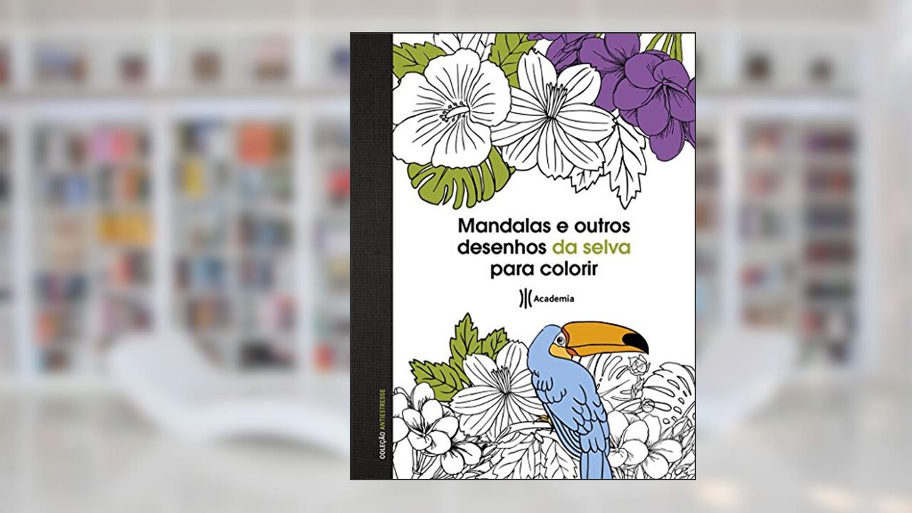 Mandalas e outros desenhos da selva para colorir, do autor Varios