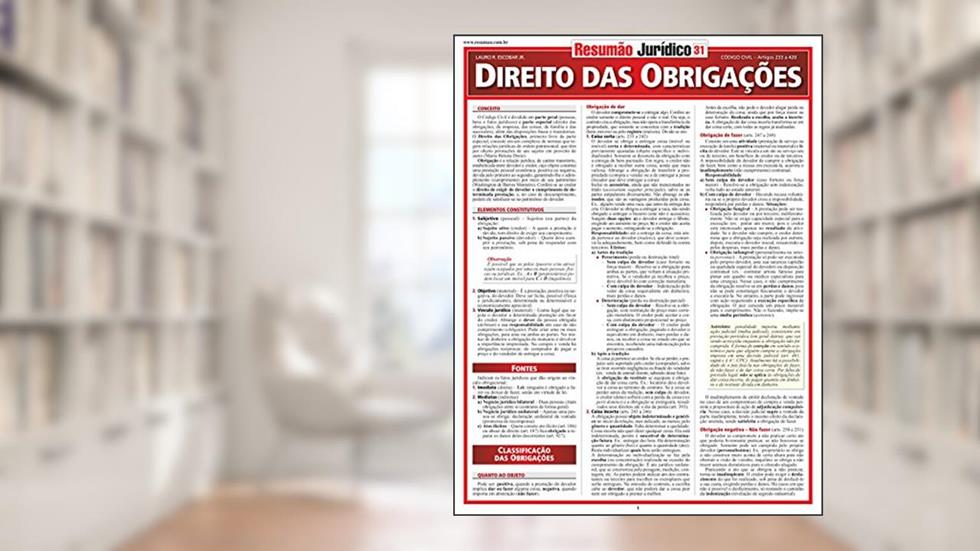 Direito das Obrigações, do autor Lauro R. Escobar Jr.