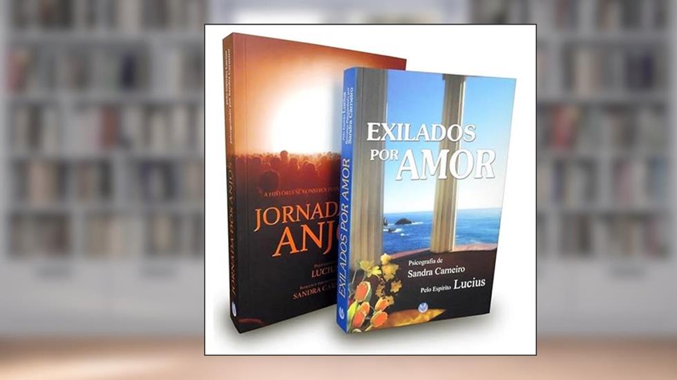 Kit Lucius por Sandra Carneiro - com 2 Livros, do autor Médium Sandra Carneiro; Ditado Por Lucius