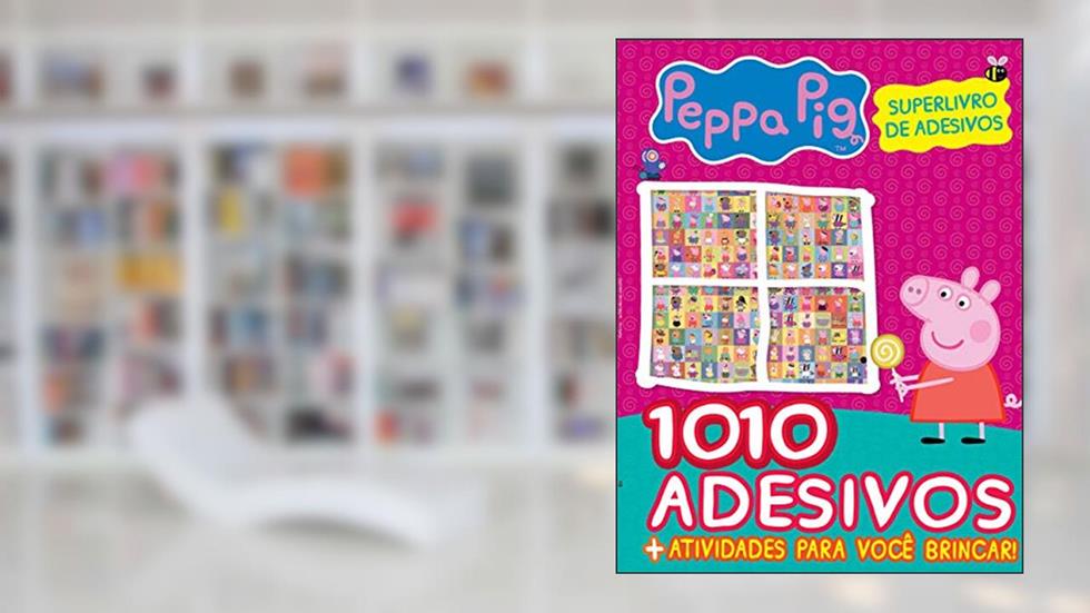 Peppa Pig Super livro de adesivos - 1010 adesivos, do autor On Line Editora