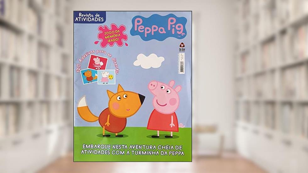 Peppa Pig - Revista de atividades com 120 adesivos: Embarque nesta aventura cheia de atividades com a turminha da Peppa, do autor On Line Editora
