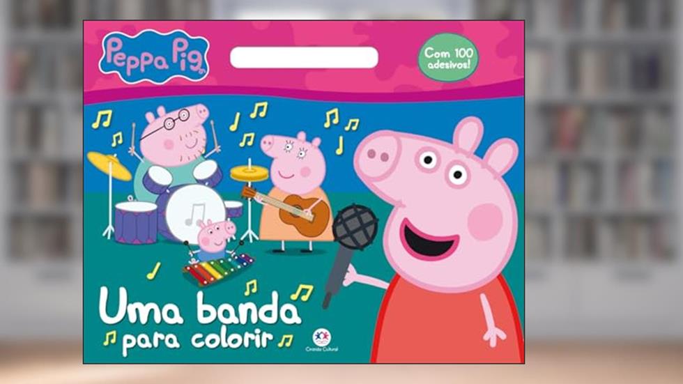 Peppa Pig - Uma banda para colorir, do autor Ciranda Cultural