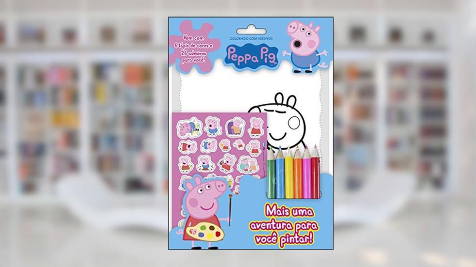 Peppa Pig - Colorindo com adesivos: Mais uma aventura para você pintar!, do autor On Line Editora