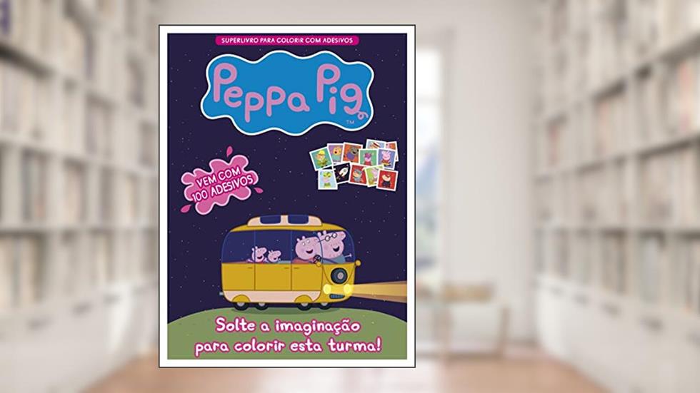Peppa Pig - Superlivro para colorir com adesivos: Solte a imaginação para colorir esta turma!, do autor On Line Editora