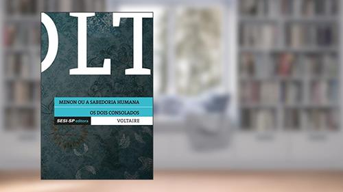 Capa de Menon ou a Sabedoria Humana e os Dois Consolados, do autor Voltaire