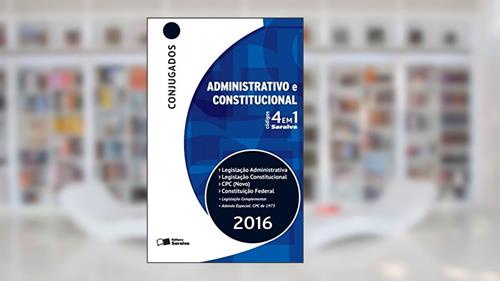 Capa de Códigos 4 em 1 Conjugados. Legislação Administrativa e Constitucional, CPC, Constituição Federal, do autor Vários Autores