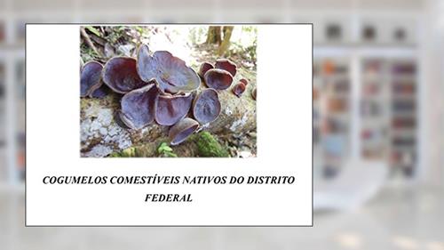 Capa de Cogumelos comestíveis nativos do Distrito Federal, do autor Francisco Ferreira de Miranda Santos; Bobson Mello