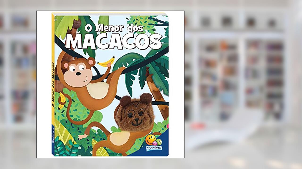 Dedinhos Agitados Livro-fantoche: Menor dos Macacos,O, do autor Inc. The Clever Factory