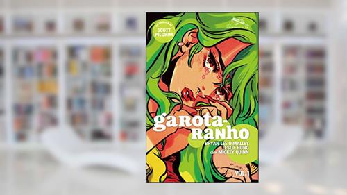 Capa de Garota-ranho ? Vol. 1: Green Hair Don't Care, do autor Bryan Lee O'Malley; Leslie Hung