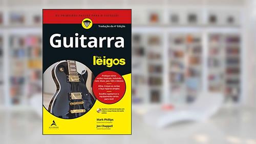 Capa de Guitarra Para Leigos, do autor Jon Chappell; Mark Phillips