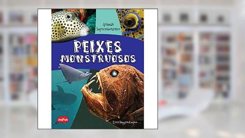 Capa de Peixes monstruosos, do autor Lynn Huggins-Cooper
