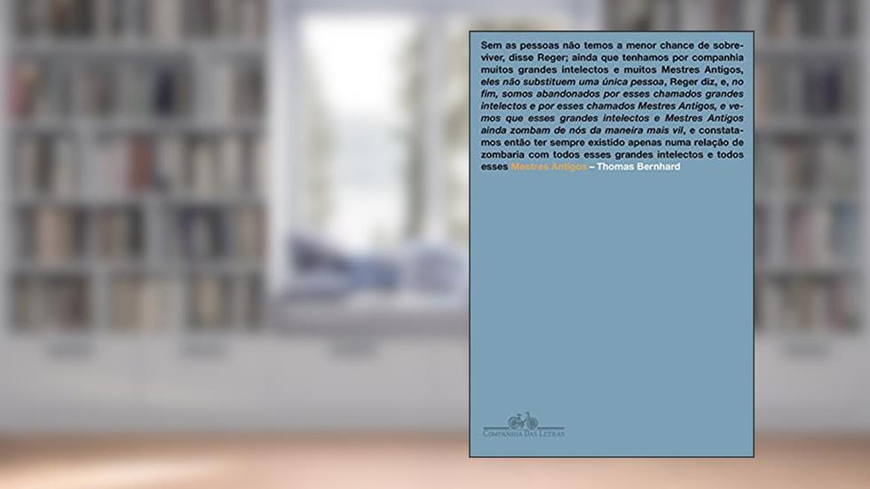 Mestres Antigos, do autor Thomas Bernhard