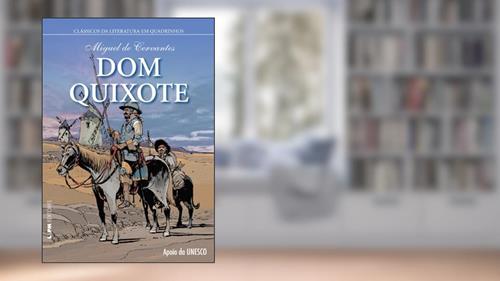 Capa de Dom Quixote, do autor Miguel de Cervantes