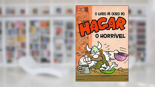 Capa de O Livro de Ouro do Hagar o Horrível, do autor Dik Browne