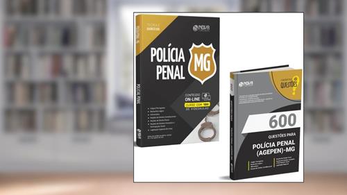 Capa de KIT Apostila AGEPEN MG Agente Penitenciário + Questões, do autor Equipe Solução Concursos
