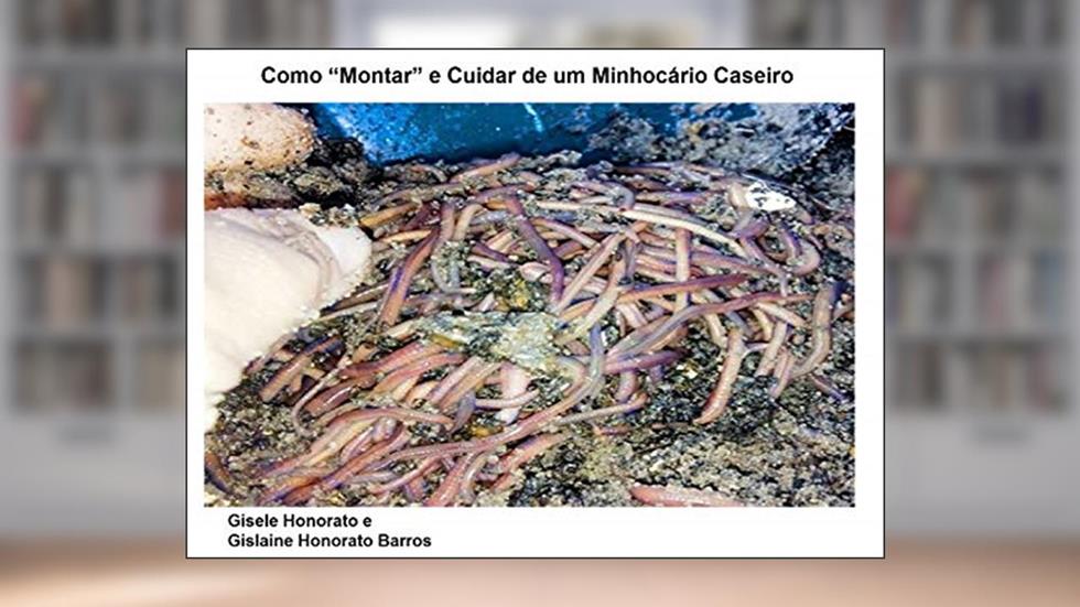 Como "Montar" e Cuidar de um Minhocário Caseiro, do autor Gisele Honorato; Gislaine Honorato Barros