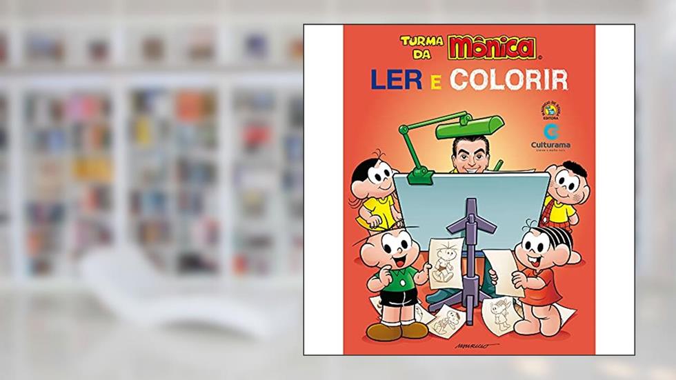 Médio Ler e Colorir Turma da Mônica, do autor Mauricio de Souza