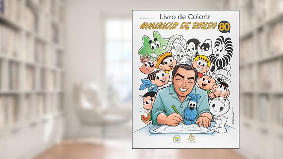 Livro de colorir Mauricio de Sousa 80 anos, do autor Mauricio De Sousa