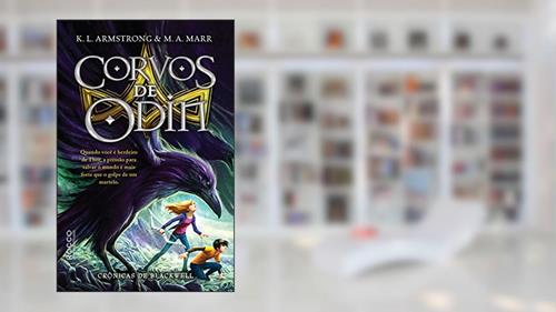 Capa de Corvos de Odin, do autor K. L. Armstrong; Melissa Marr