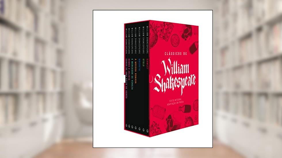 Box Clássicos de William Shakespeare - com 7 marcadores de páginas, do autor William Shakespeare