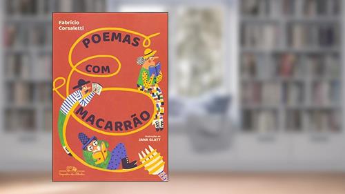 Capa de Poemas com macarrão, do autor Fabrício Corsaletti