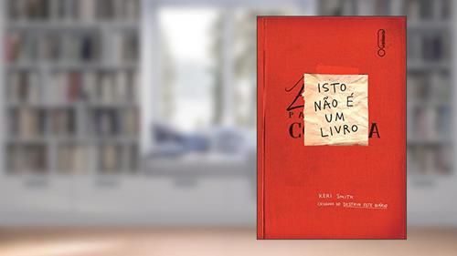 Capa de Isto Não É Um Livro, do autor Keri Smith