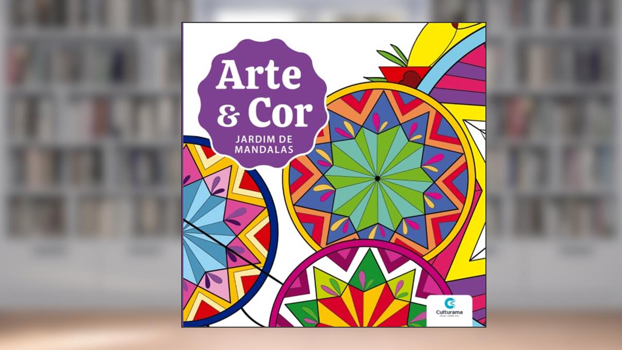 Capa de Jardim de Mandalas - Livro Colorterapia, do autor Vanessa Alexandre