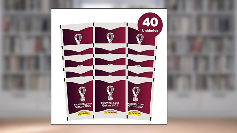 Blister Cartela C/ 40 Envelopes (200 unidades) de Figurinhas da Copa Do Mundo Qatar 2022, do autor Vários Autores